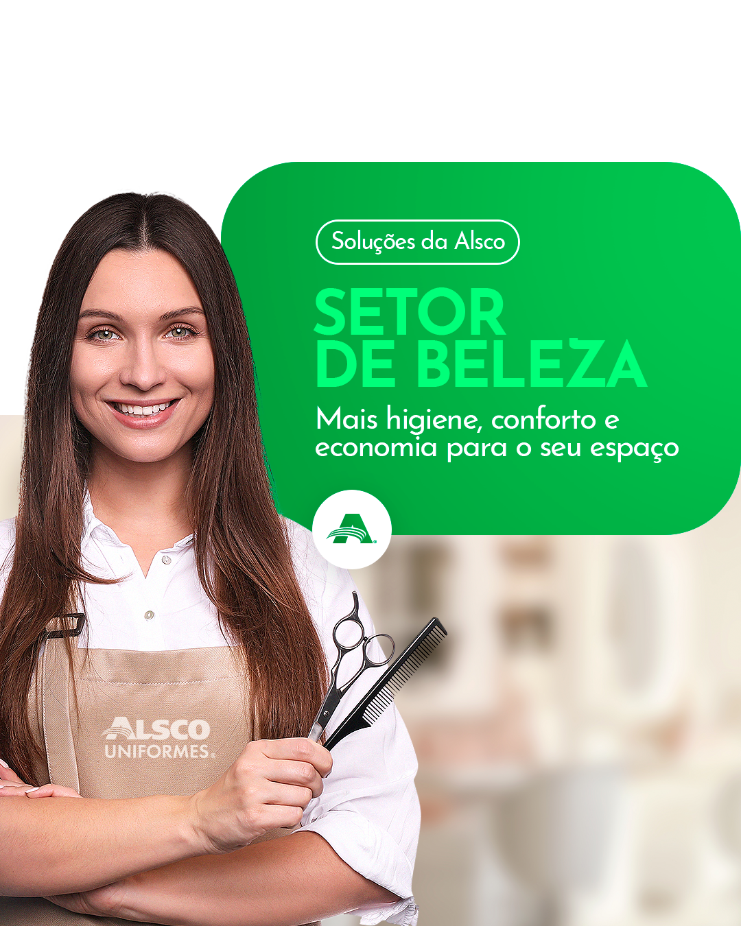 Setor de Beleza com Alsco
