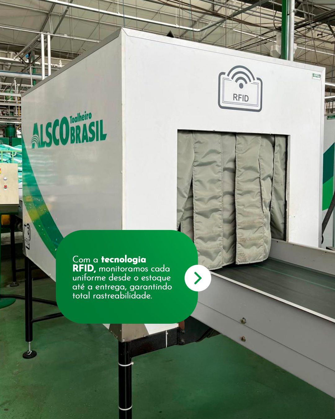 Rastreabilidade de Uniformes com Alsco